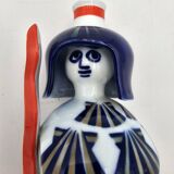 Sargadelos porcelain bottle "Celtic warrior"
