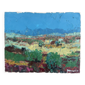 Oil on canvas Abstract signed MANCINI (Italy, 1970)