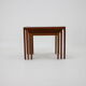 1960s nesting ceramic tile tables, Denmark