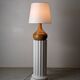 Lampe en orme massif - Années 70