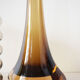 Set of vintage smoked glass vases