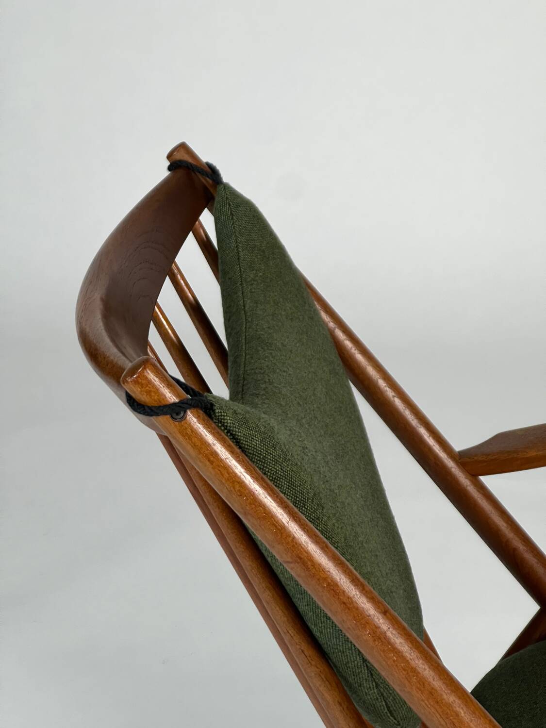 Danish teak rocking chair by Frank Reenskaug for Bramin 60s midcentury