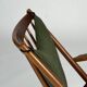 Danish teak rocking chair by Frank Reenskaug for Bramin 60s midcentury