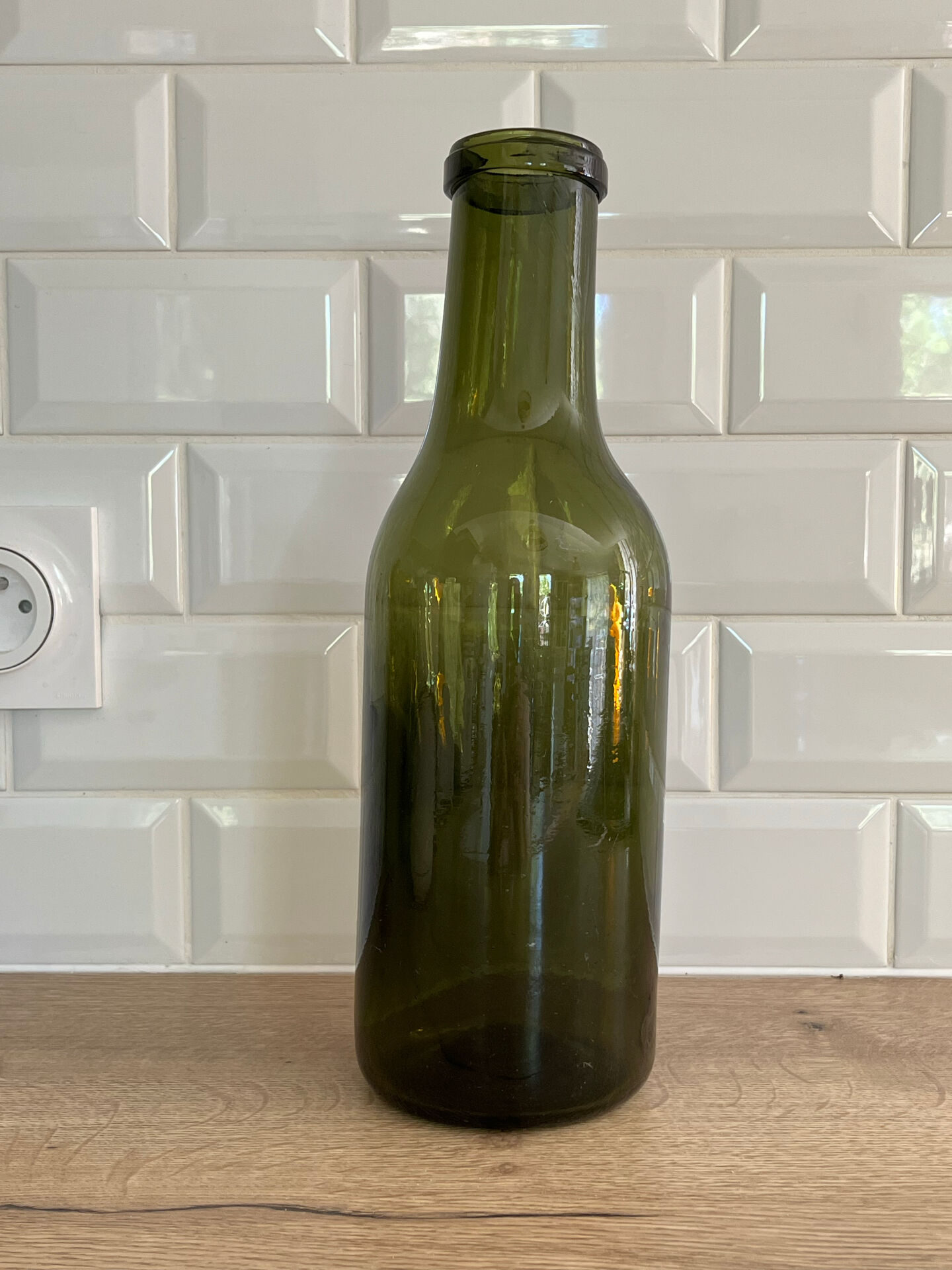 Set of 4 vintage bottle vases