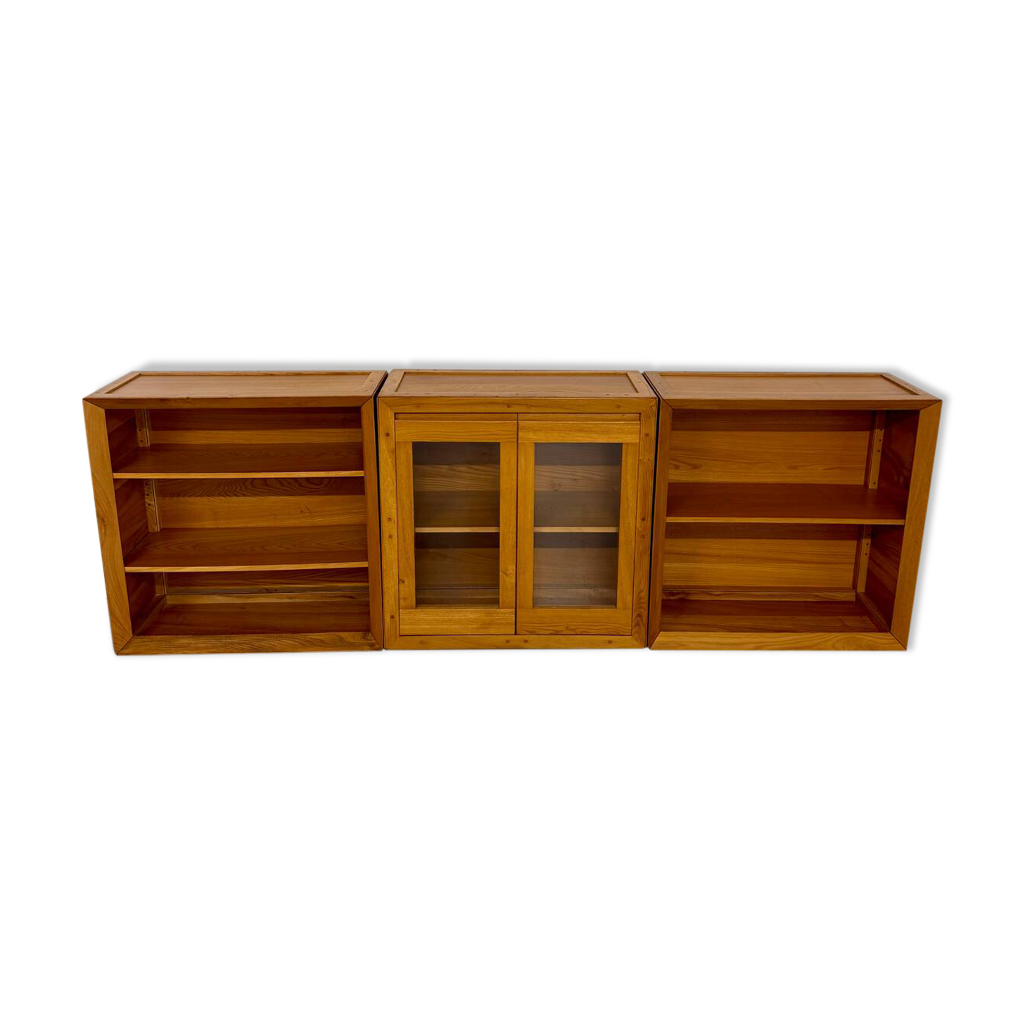 Ensemble modulable enfilade Ateliers Chauvin bois massif  design 70