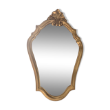 Golden shell mirror
