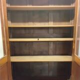Louis Philippe bookcase in walnut