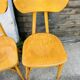 Suite de 6 chaises luterma modèle "Banane"