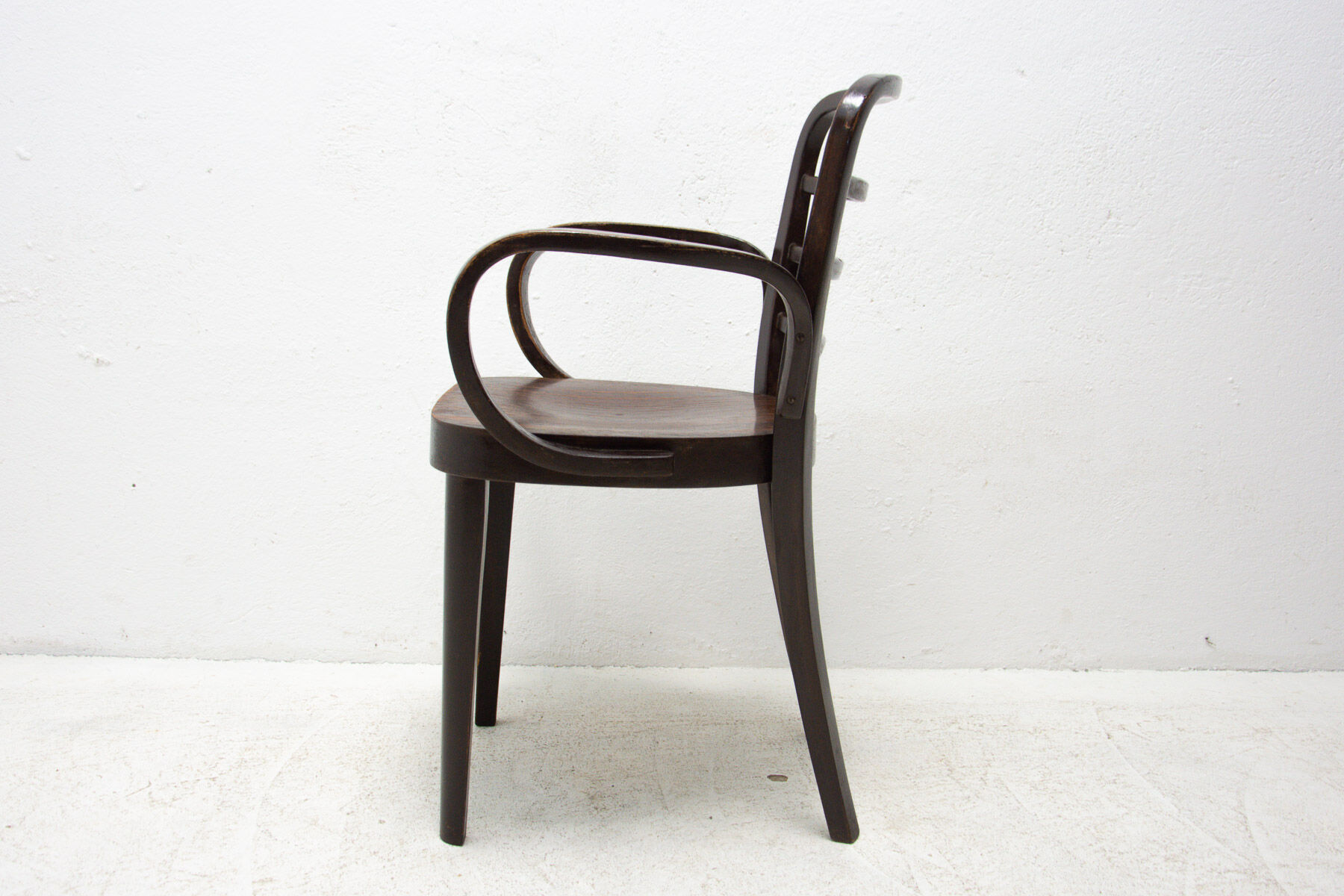 Art deco writing desk chair, 1930, bohemia