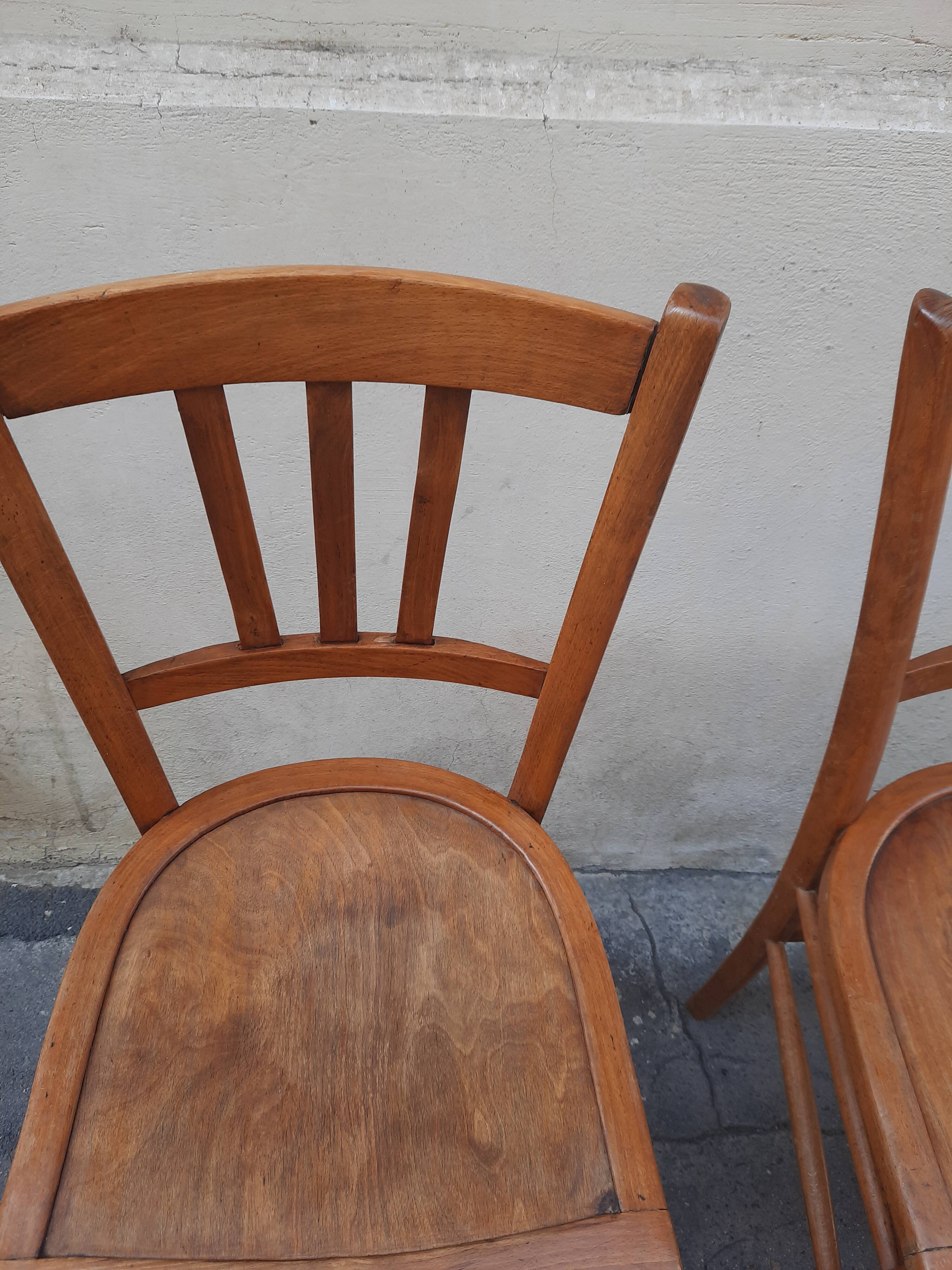 Pair of bistro chairs