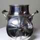 Elegant silver-plated sugar bowl from the 1880-1930 period.