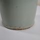 China. Porcelain mallet vase with blue and white phoenix decoration on a rock.