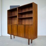 Rosewood Standing Bookcase/Bar Cabinet From Viby Møbelfabrik