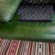 RocheBobois green sofa