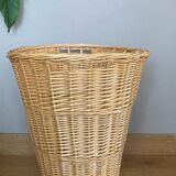 Large Wicker Laundry Basket 1980s/90s
