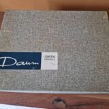 Set of 6 Daum crystal wine glasses, Orval model - 11cm - in a gift box