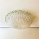 Italian White Graniglia Budinomurano Glass Flush Mount by Simoeng