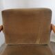 Paire de fauteuils vintage bois et velours