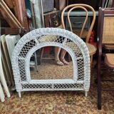 Rattan mirror