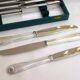 Cutlery set 36 pieces silver metal
