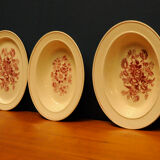 Set of Gustavsberg Sweden plates 1940s