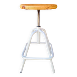 Vintage adjustable swivel stool