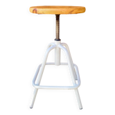 Vintage adjustable swivel stool