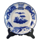 Vintage plate in fine earthenware