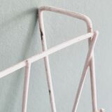 Vintage white wall magazine holder