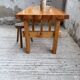Farmhouse table, mountain furniture from the 50s