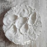 Oyster plate 19th century porcelain Haviland & Co Limoges France