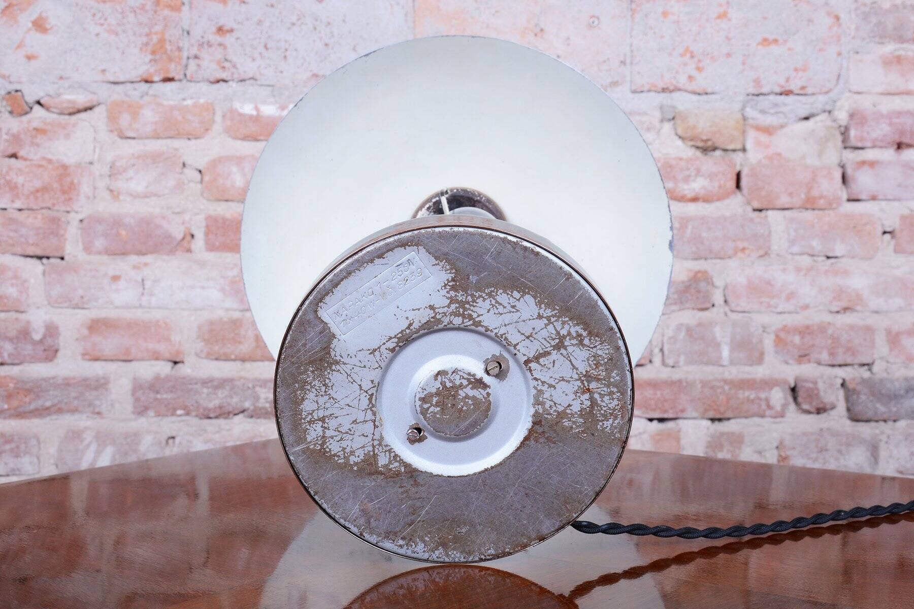 Bauhaus Table Lamp in Chrome and Steel from Miroslav Prokop, Czech, 1930s