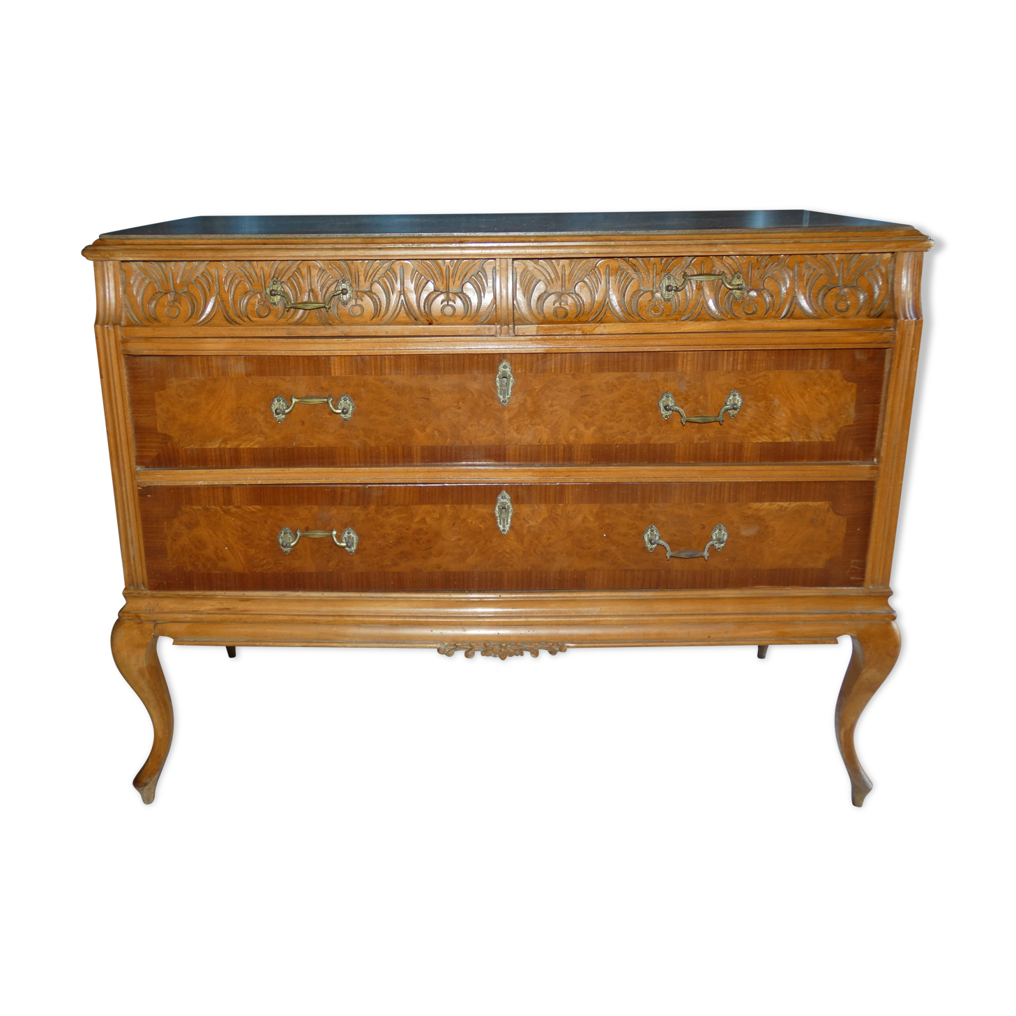 Chest of drawers Neoclassical 4 drawers in Wood circa 1920