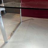 Glass coffee table