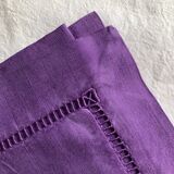 Antique Linen and Cotton Pillowcase Iris