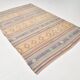6x9 Modern Vintage Kilim Rug, 180x282Cm