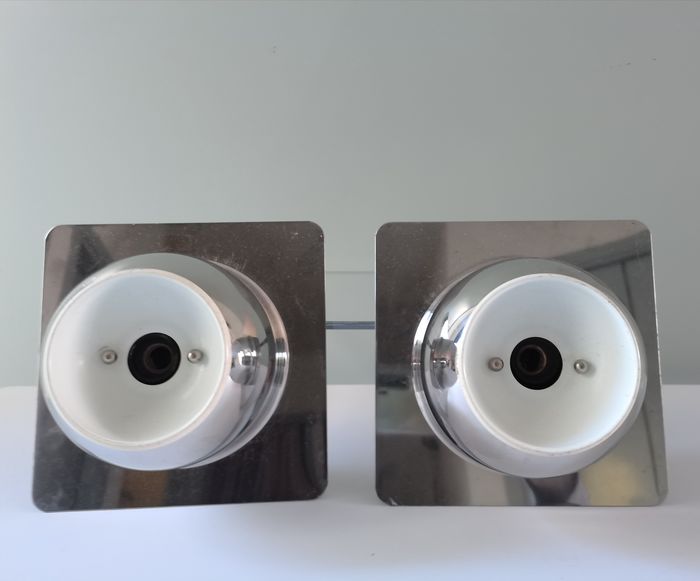 Pair of Italian Wall Lamps Reggiani