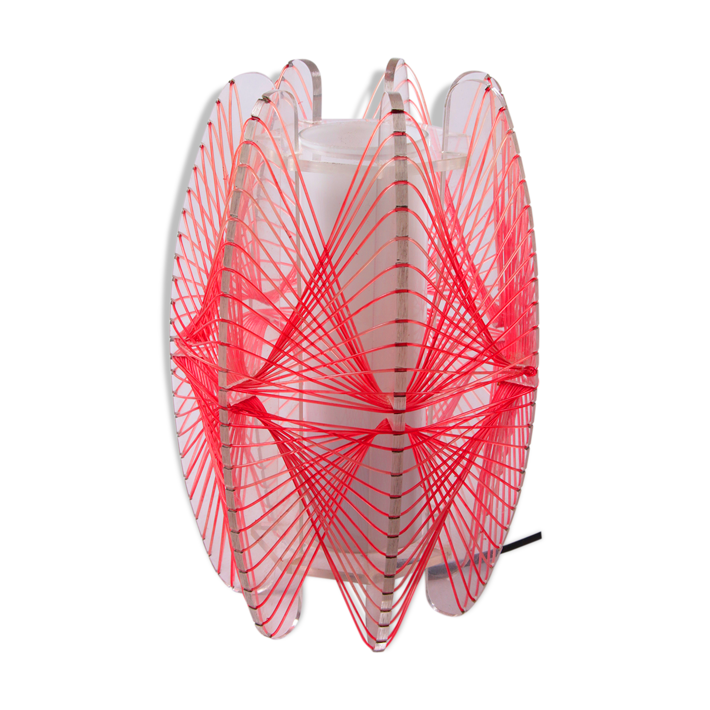 Vintage spider web table lamp 1960s