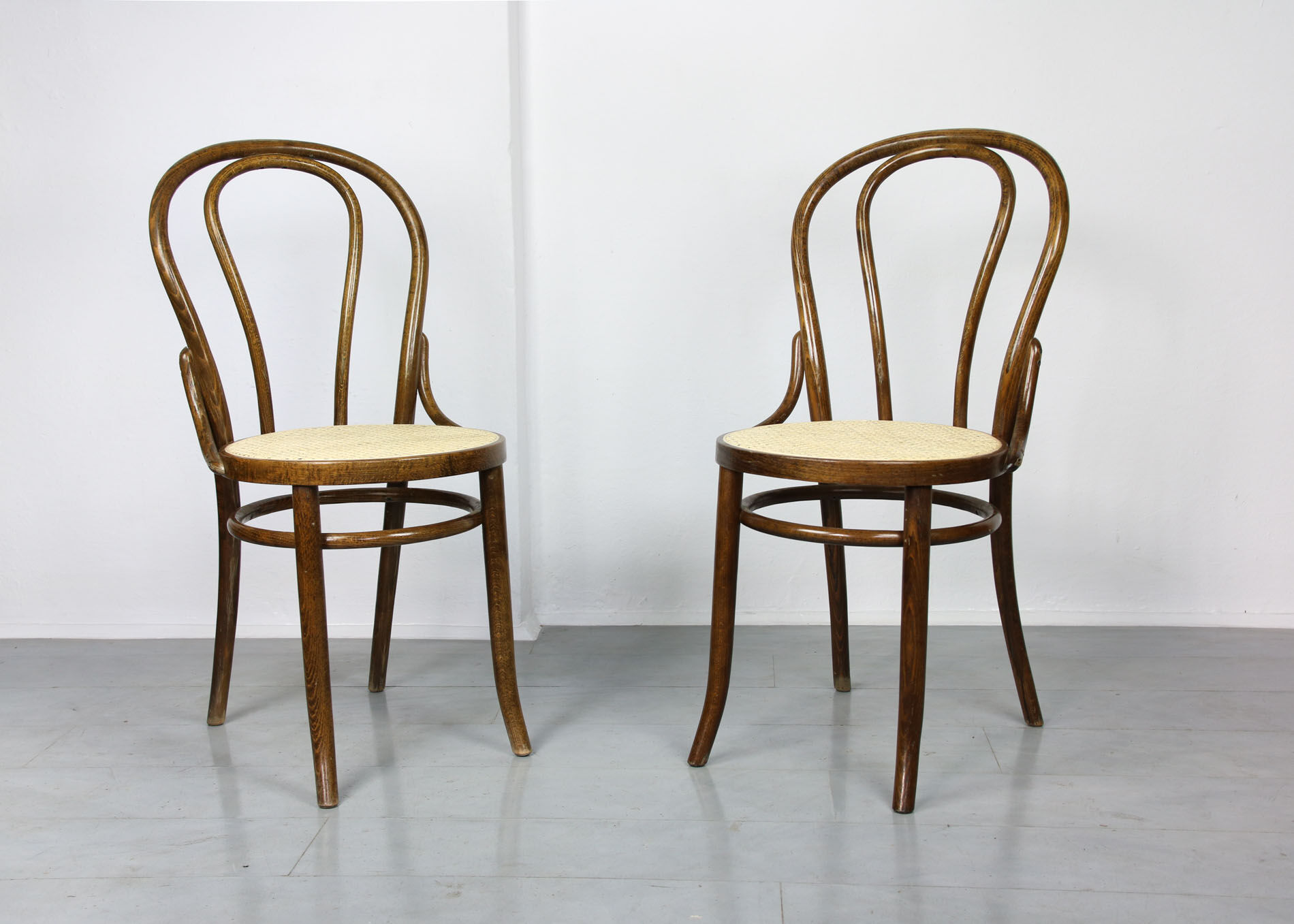 Betwood and cane brown chair