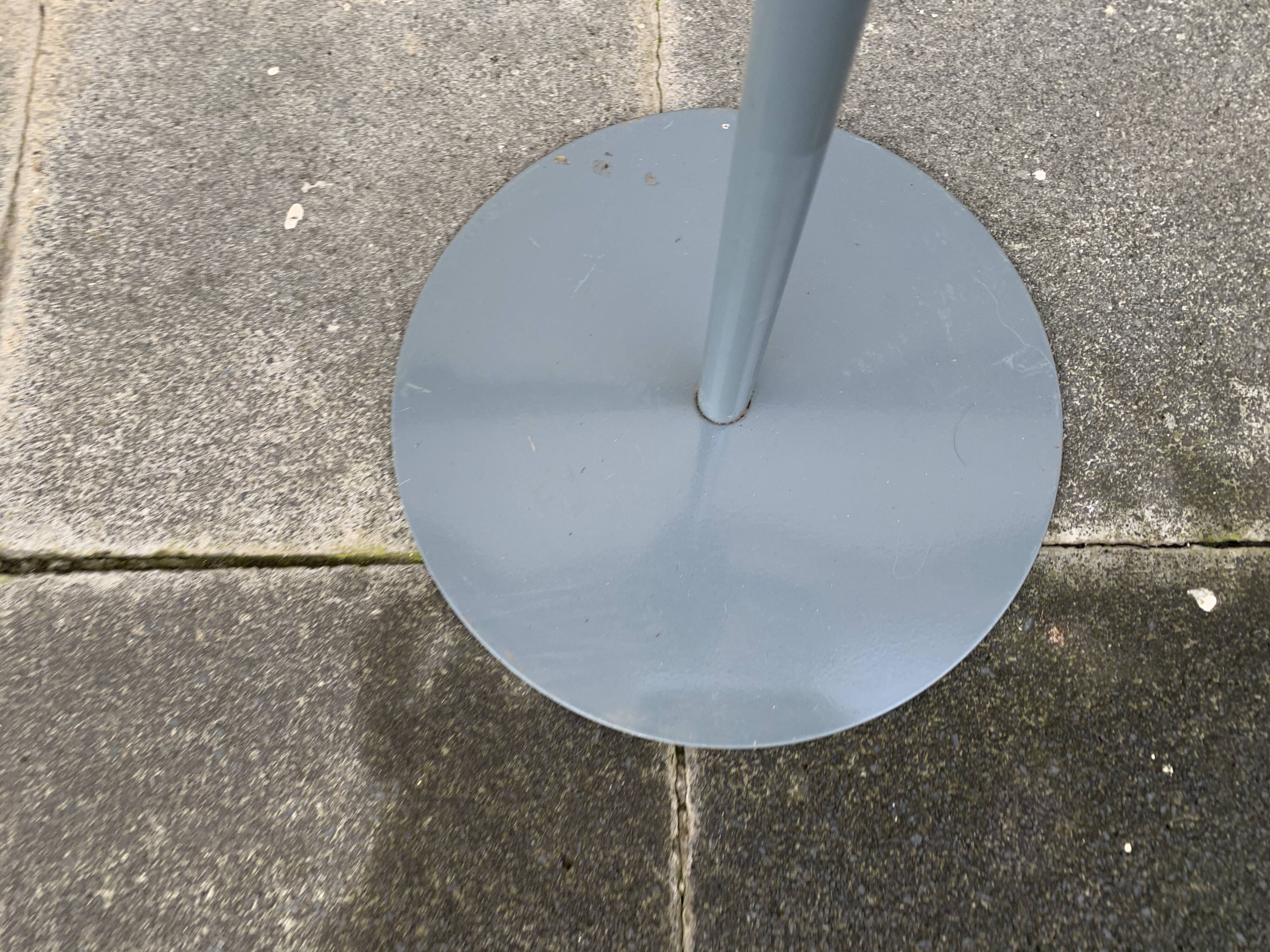 Blue metal design nightval Pascal Mourgue 1980