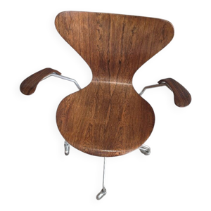 Chaise de bureau en palissandre - fritz