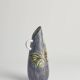 Mid-Century Modern Stoneware Vase with Sgraffito and Butterflies. Sweden, 1950s