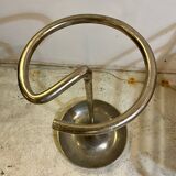 Modernist umbrella stand in chrome tube