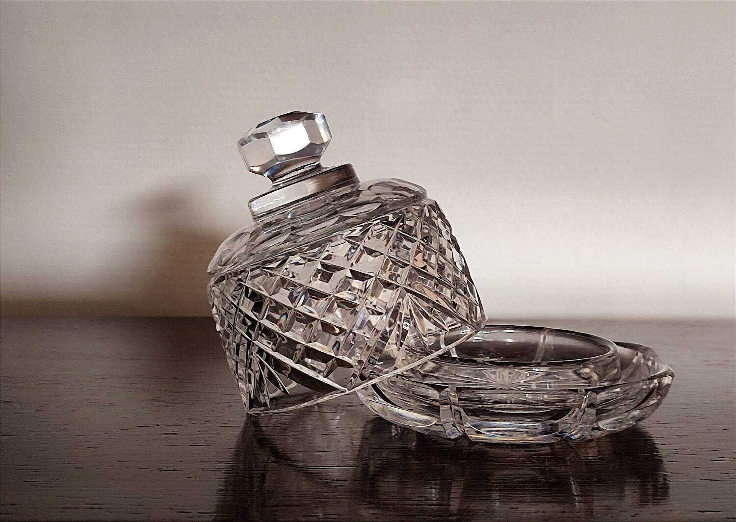 Beurrier en Cristal taillé - Superbe brillance