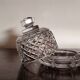 Cut crystal butter dish - Superb shine
