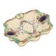 Antique French Majolica Earthenware Asparagus Plate, 19th Century