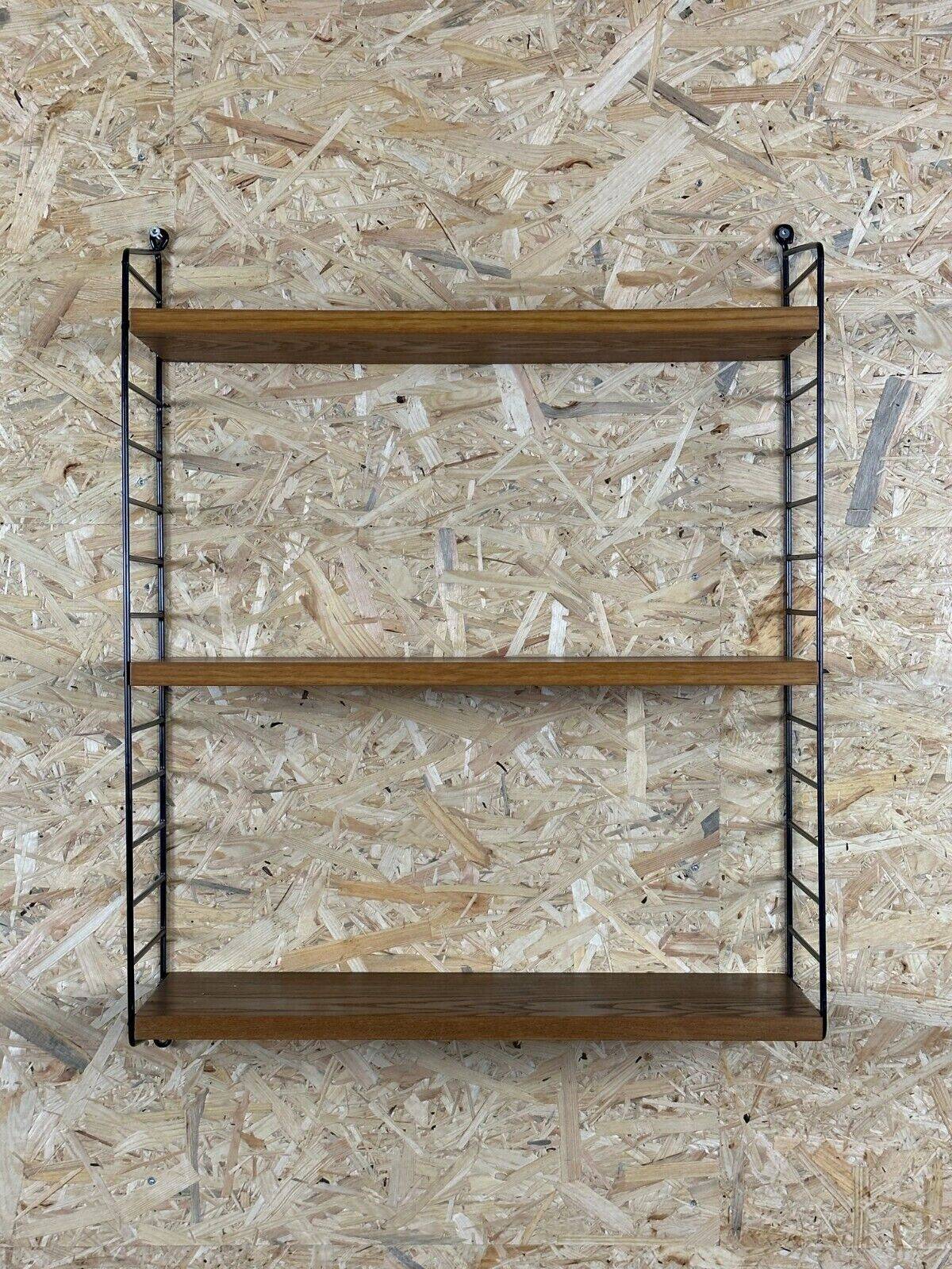 60s-70s Oak String Shelf Module by Kajsa & Nils “Nisse” Strinning Sweden