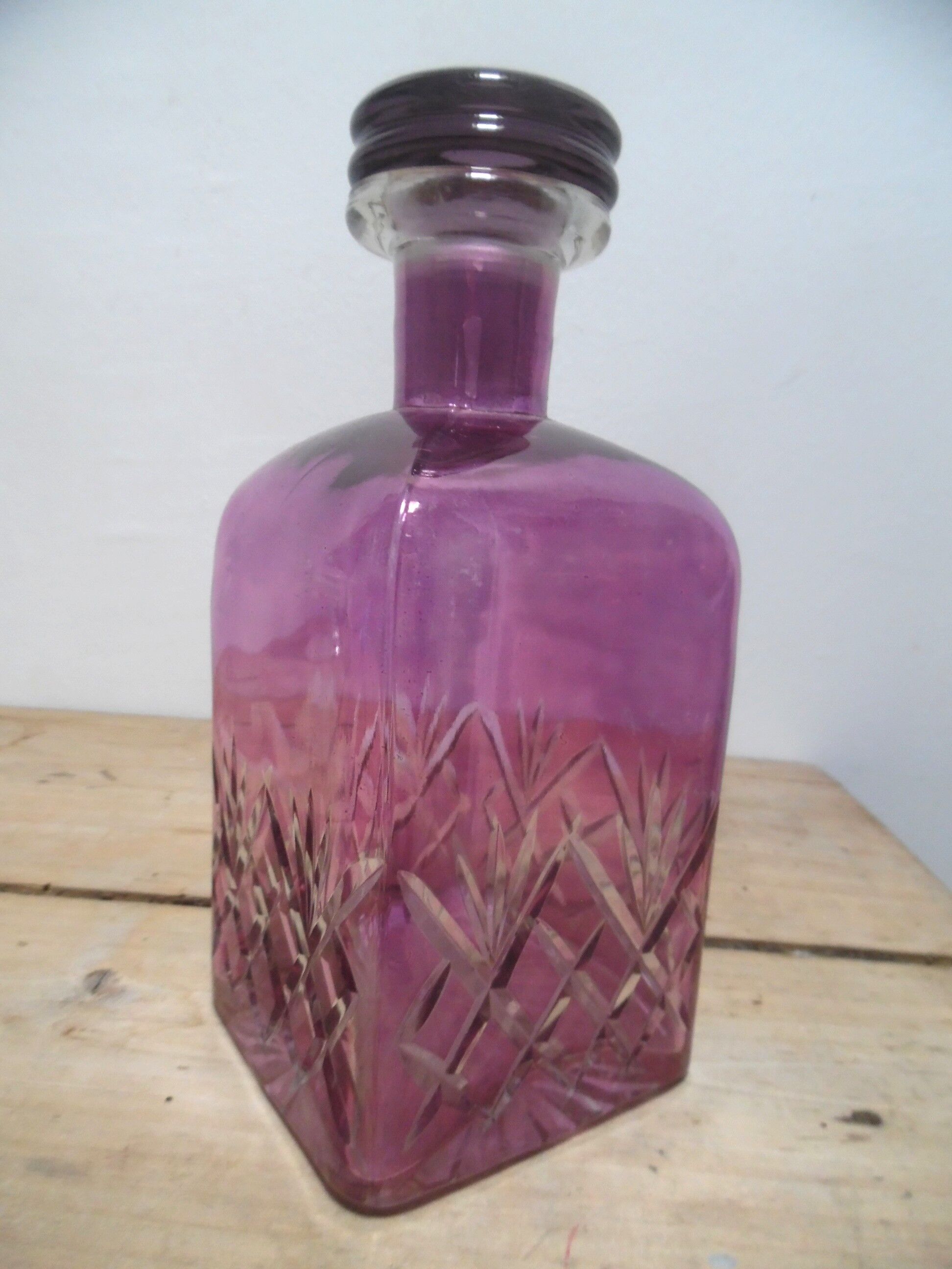 Crystal whiskey carafe