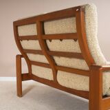 2-seater teak sofa, emc møbler denmark