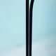 Matte black space age arc lamp, vintage 70s arc lamp.